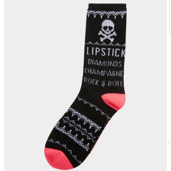 Betsey Johnson Rock & Roll 7 pairs Crew Socks Gift Set - Picture 14 of 16